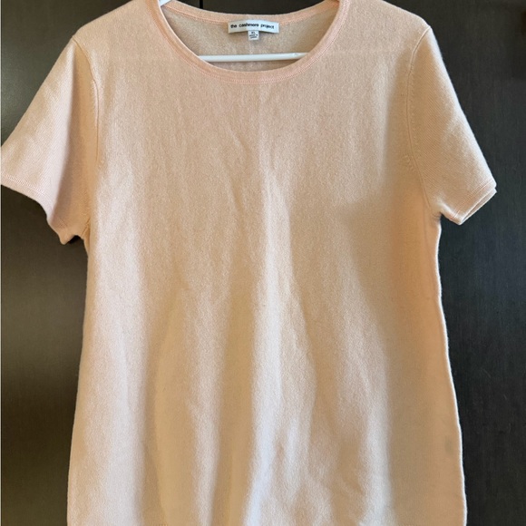 The Cashmere Project Tops - Chic Peach Short Sleeve Top